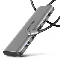 AXAGON HMC-5H USB-C 5in1 hub 3x USB-A és 1x USB-C HDMI 4K PD 100W