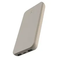 GP BATTERIES B6410BE Powerbank 10000 mAh 15 W 3 eszköz egyidejű töltése 2 USB-A kimenet 1 USB-C bemenet bézs
