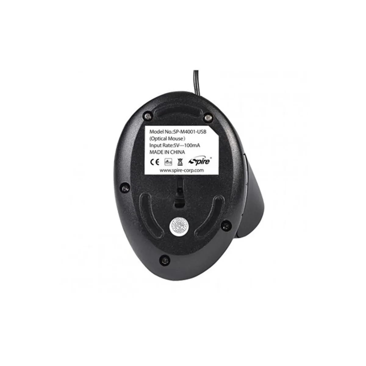 Spire CG-M4001-USB Archer I ergonómikus egér fekete 1600dpi #6