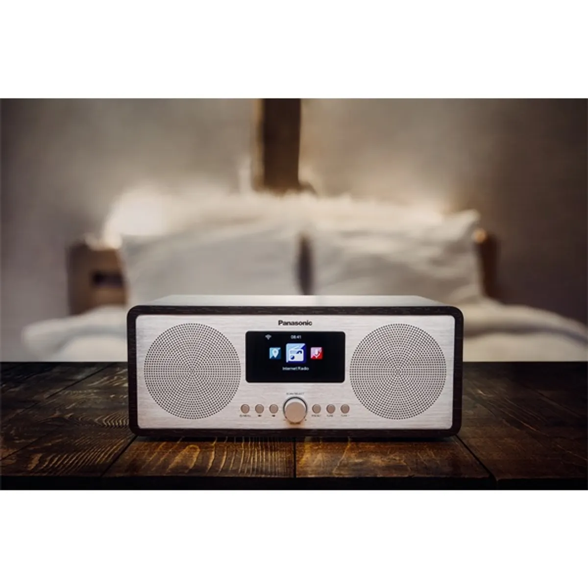 Panasonic RF-D40EG-K DAB FM internetes Bluetooth WiFi USB TFT LCD távirányító óra ébresztő #7
