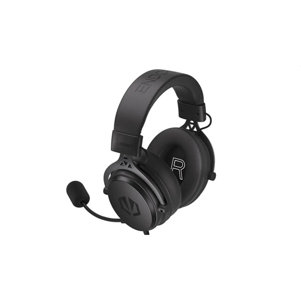 Endorfy EY1A002 VIRO fejhallgató 53 mm meghajtó, 20 - 20000 Hz, 32 Ohm, 98 dB, levehető mikrofon pop filterrel, 270 cm kábel, fekete #4
