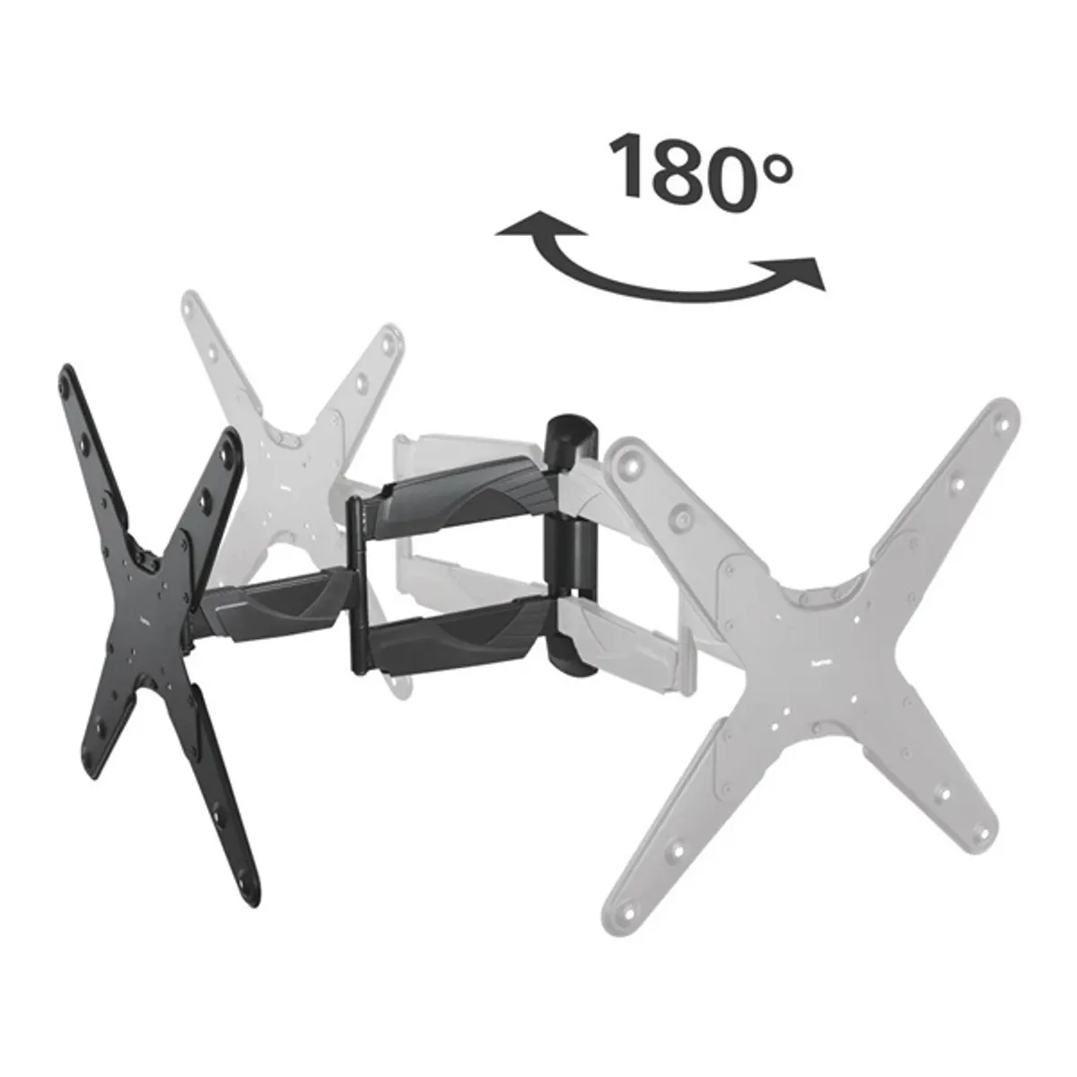HAMA 00220828 fali konzol full motion 32"-65" acél fekete 35 kg 180° 15° VESA 75x75-400x400 #4