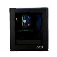 Zalman X3 BLACK Ház midi ATX ablakos, 4 db ventilátor, USB 3.0 előlapi, előlapi hangkimenet, előlapi mikrofon csatlakozó, táp nincs #4