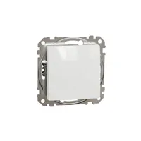 Schneider SDD111111 Sedna fehér egypólusú nyomó 10A ip20 rugós bekötéssel