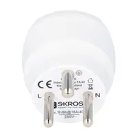 SKROSS 1.500232-E utazó adapter Dániába földelt #3