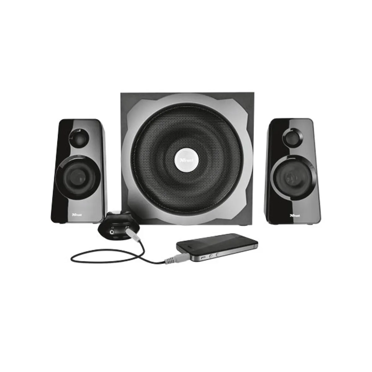 TRUST 19019 Tytan 2.1 hangszórókészlet fekete 60 W RMS 3,5 mm #2