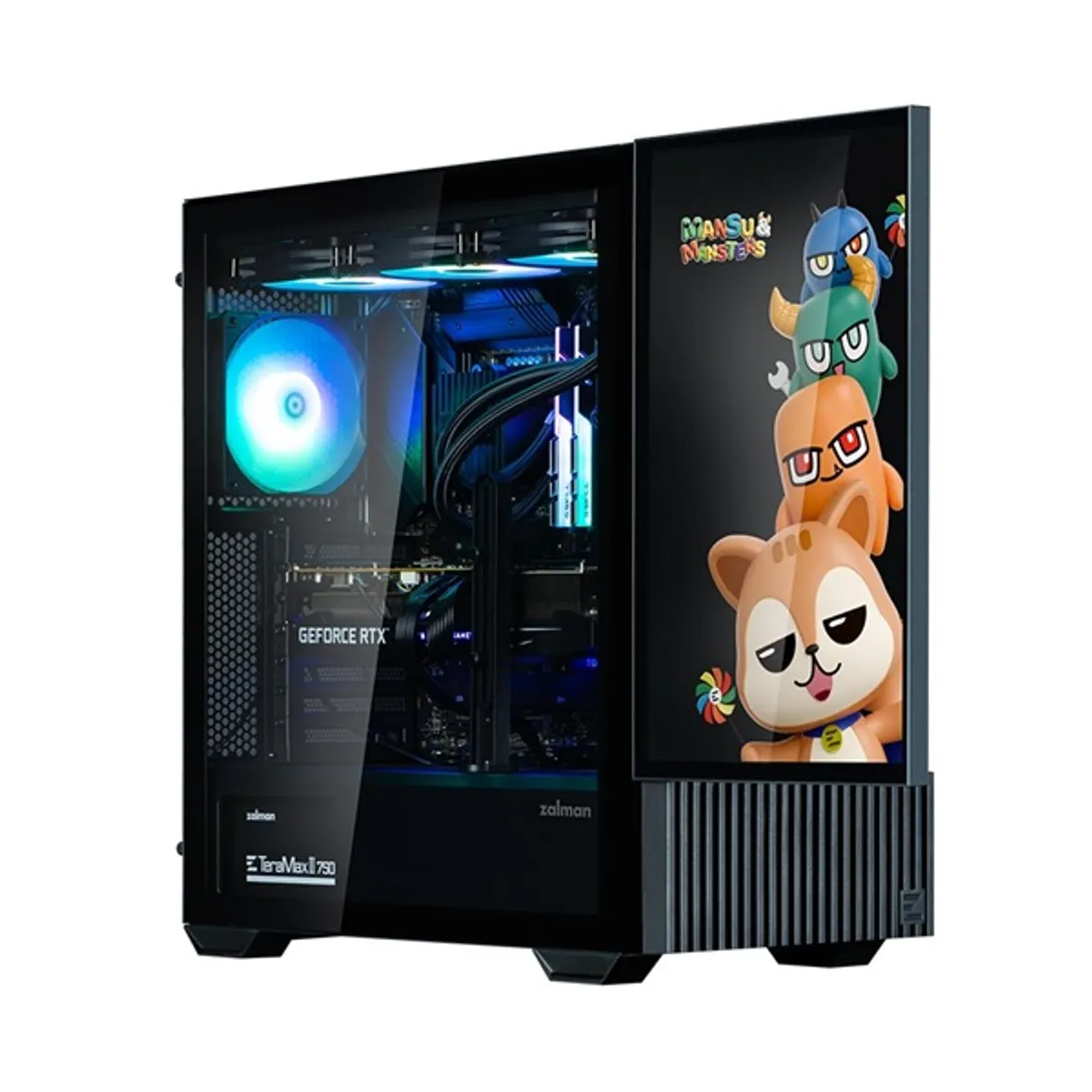 Zalman Z10 DS black Z10 DS ATX USB 3.0 fejhallgató csatlakozó 3 db beépített ventilátor 11 db ventilátorhely 2×3,5" belső hely 2×2,5" belső hely #10