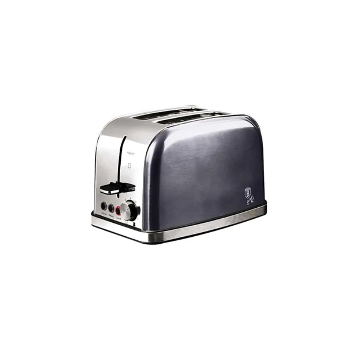 Berlinger Haus BH/9394 2 szeletes kenyérpirító rozsdamentes acél szürke 800 W automatikus középre igazítás automatikus szeletkiemelés morzsatálca #1