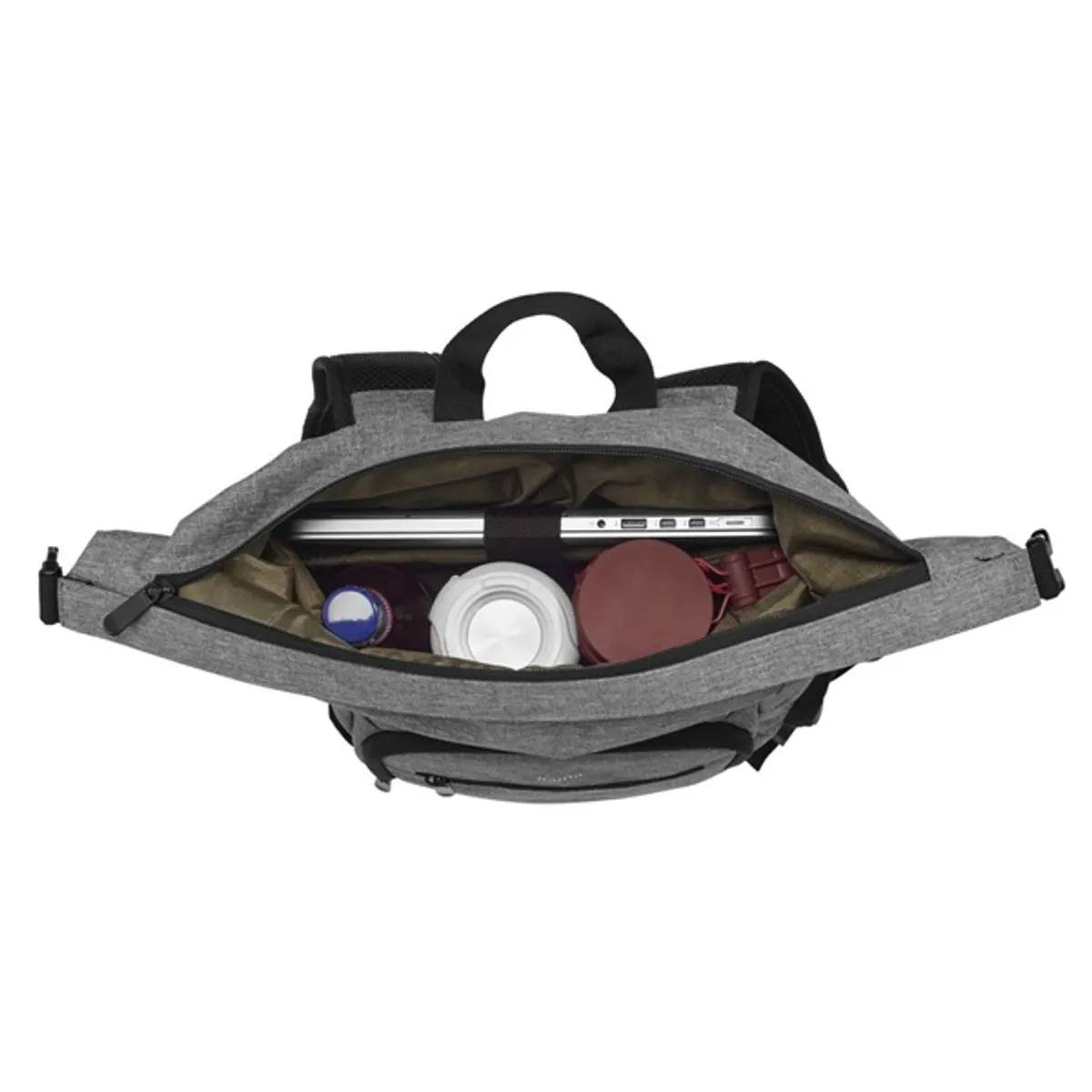 Hama 00217239 Terra roll-top hátizsák 15,6" szürke poliészter #2