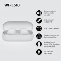 Sony WFC510W.CE7 WFC510 IPX4 Bluetooth 5.3 20-20000 Hz 11 óra töltőtok 300 mAh #6