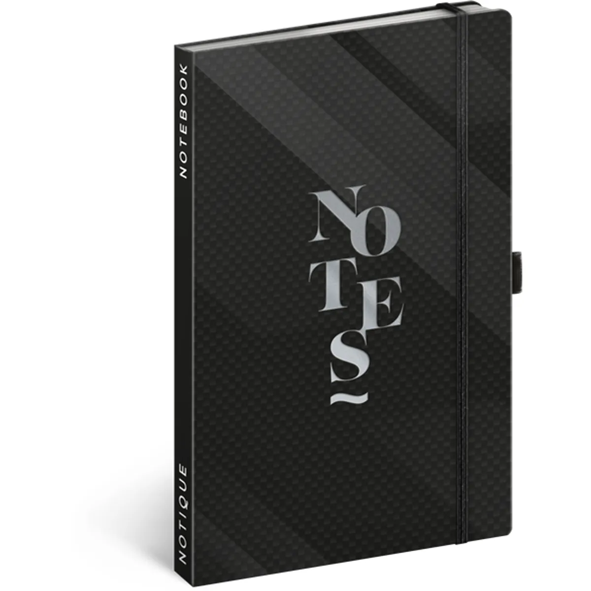 RealSystem 5416-EL notesz vonalas keményfedeles fekete 5.1" x 8.3" #1