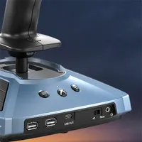 Thrustmaster 4460217 TCA Captain Pack X Airbus Edition Kék, Fekete 21 gombos Vezetékes PC Xbox One Xbox Series oldalsó botkormány és quadrant #10