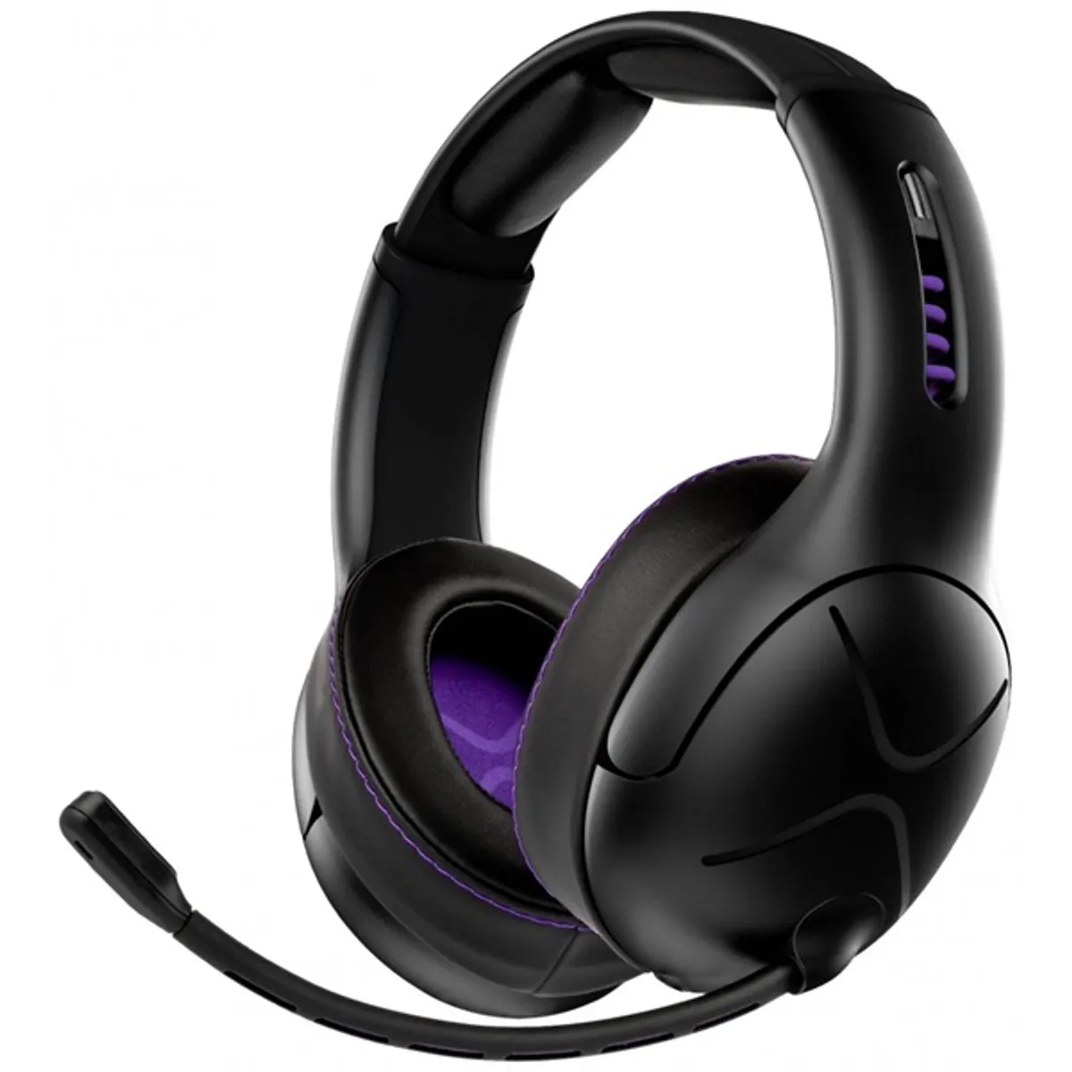 PDP 052-003-EU Victrix Gambit vezeték nélküli fejhallgató fekete-lila Bluetooth USB-C 3,5 mm PC PS4 PS5 kompatibilis #1