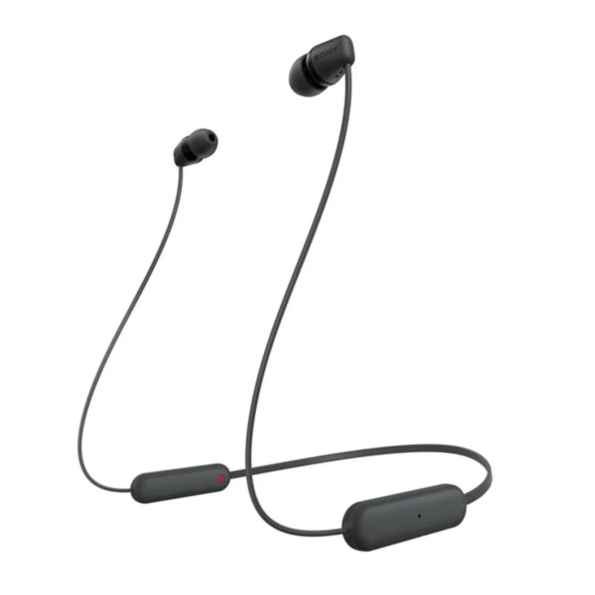 Sony WIC100B.CE7 WI-C100 fekete vezeték nélküli Bluetooth fülhallgató IPX4 9 mm mikrofon 25 óra #1