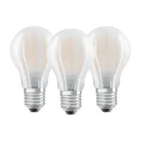 LEDVANCE 4058075819351 Base LED körte E27 7W 806 lm 2700K 3 db 10000 óra 100000 ciklusok E