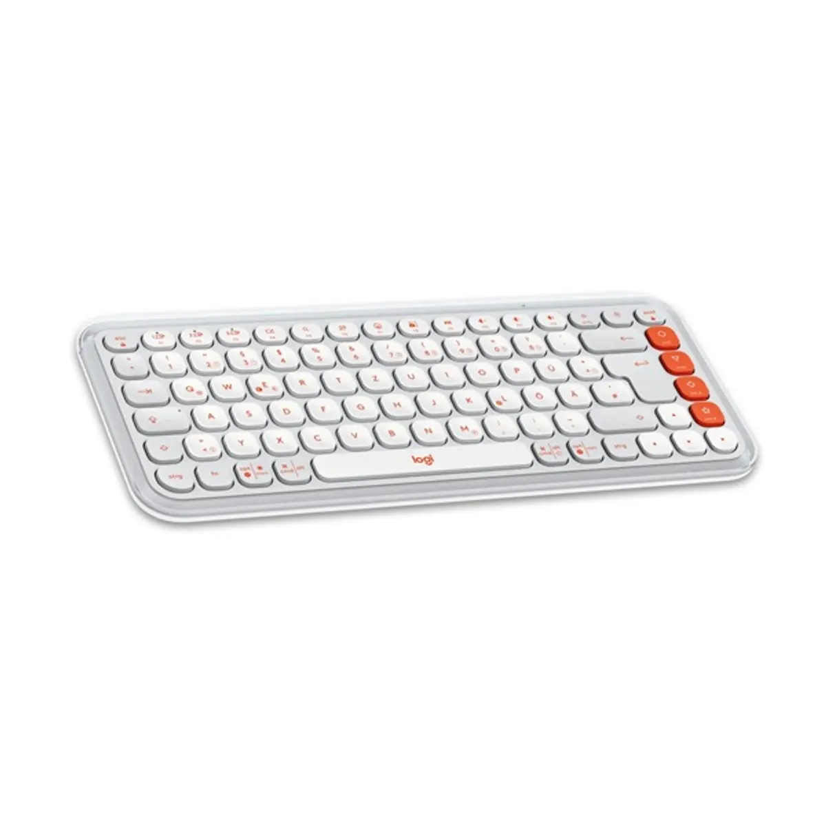 Logitech 920-013072 POP Icon Keys fehér-narancssárga Bluetooth, 2xAAA, Easy-Switch, 3 éves üzemidő #3