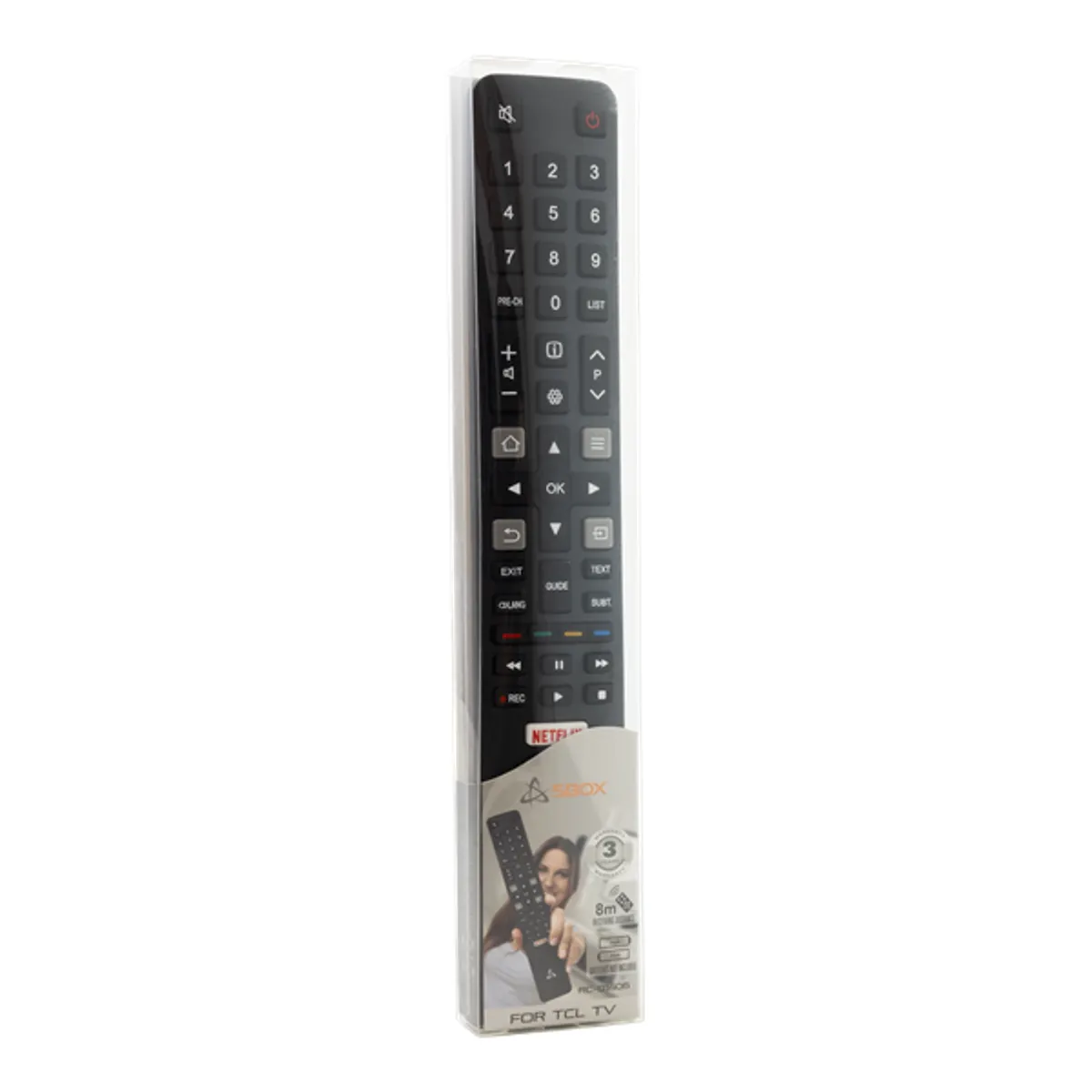 SBOX RC-01406 TCL TV távirányító Fekete #2