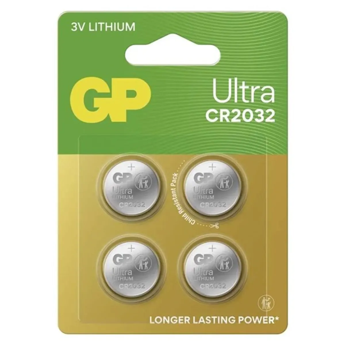 GP BATTERIES B32324 CR2032 lítium gombelem 4db bliszter #1