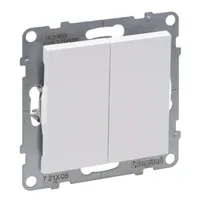 Legrand 721105 Suno 105 fehér IP20 rugós bekötés süllyesztett csillárkapcsoló #2