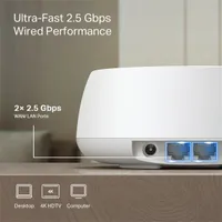 TP-LINK DECO BE25-2-PACK BE3600 802.11be 2882 Mbps 688 Mbps 2x2.5 Gbps #5