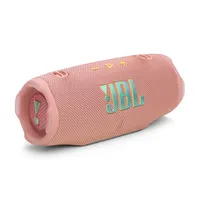 JBLCHARGE6PINK Charge 6 rózsaszín Bluetooth hangszóró IP68 28 óra 4722 mAh USB-C 3 óra töltés 56-20000 Hz 45 W RMS beépített powerbank