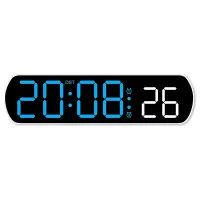 TOO DC-800-WB digitális óra led kijelző 12-24 órás formátum ébresztőóra hangvezérlés usb aaa