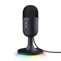 Trust 25372 GXT234 Yunix streaming és podcasting mikrofon USB 3,5mm 180 cm fekete gamer
