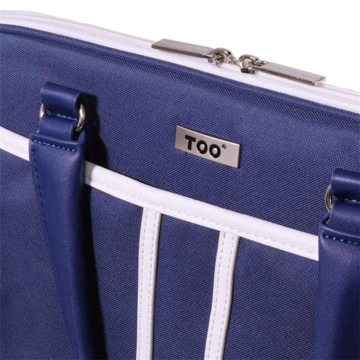 TOO HBCW018D156 Notebook válltáska szövet sötétkék-fehér 15,6" női #2