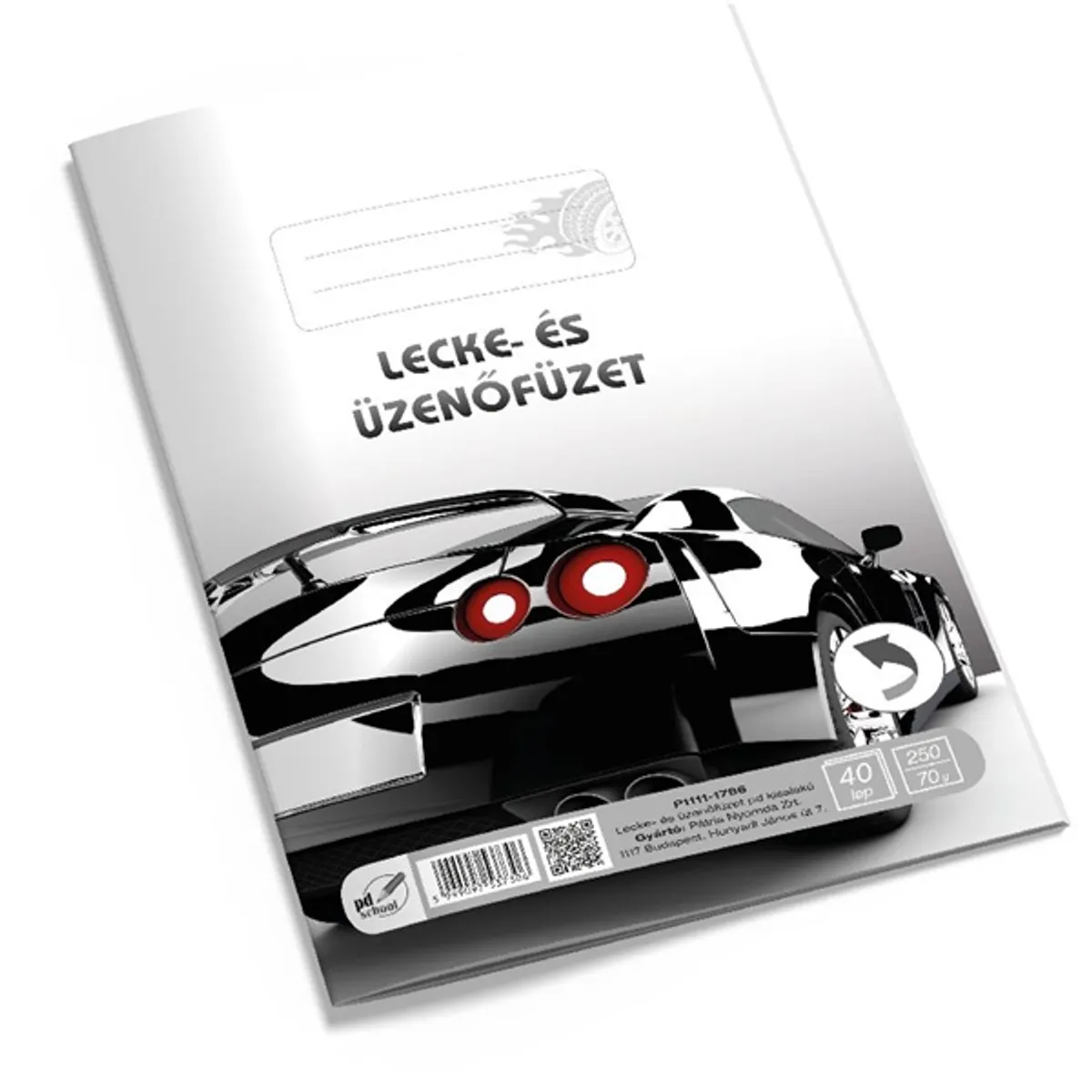 PD P1111-1786 Pátria Design leckefüzet A5 40 lapos vonalas mintás #2