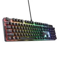 TRUST 25683 GXT871 Zora mechanikus gamer billentyűzet USB 16,8 millió RGB N-billentyű rollover numerikus keypad alumínium korpusz 1,8 m USB-kábel #2