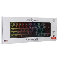 White Shark WS GK-006111-B/R-US Nagamaki fekete mechanikus USB-C RGB 61-62 gomb anti-ghosting #9