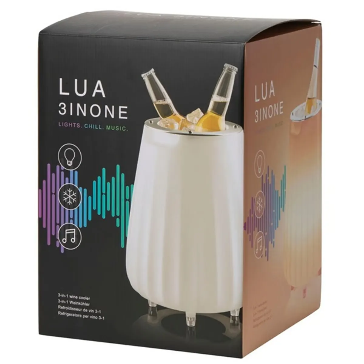 LUA 26379C 3inOne jégvödör és Bluetooth hangszóró 2200 mAh LED hangulatfény 52 mm #3