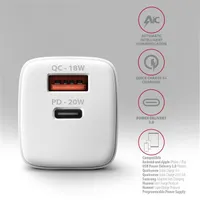 AXAGON ACU-PQ20W duál USB-C USB-A töltő 20W PD3.0 QC4 univerzális #6