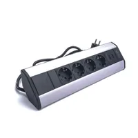 TOO VPS-317-4S elosztó 4x SCHUKO, USB-A, ezüst, 1,8 m, IP20, asztalra rögzíthető #2