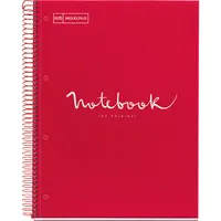 Miquelrius A152387400 Emotions A4 24 lapok kockás spirálfüzet PP borító