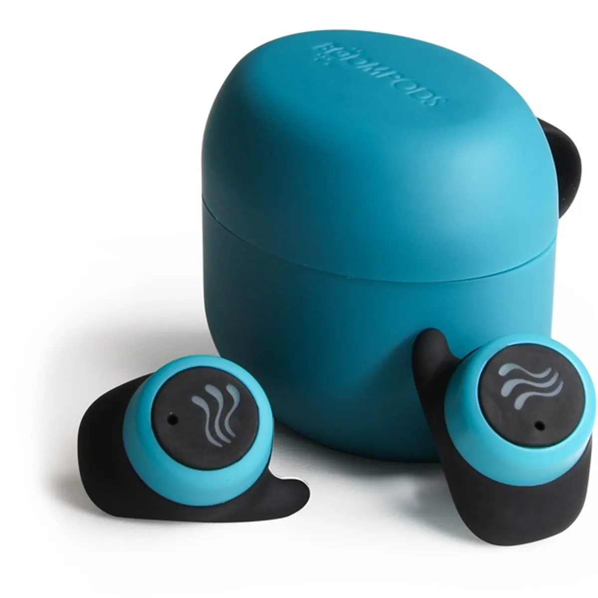 BOOMPODS SWVBLU Soundwave Ocean Bluetooth True Wireless fülhallgató kék IPX6 5,5 óra USB-C ENC #1