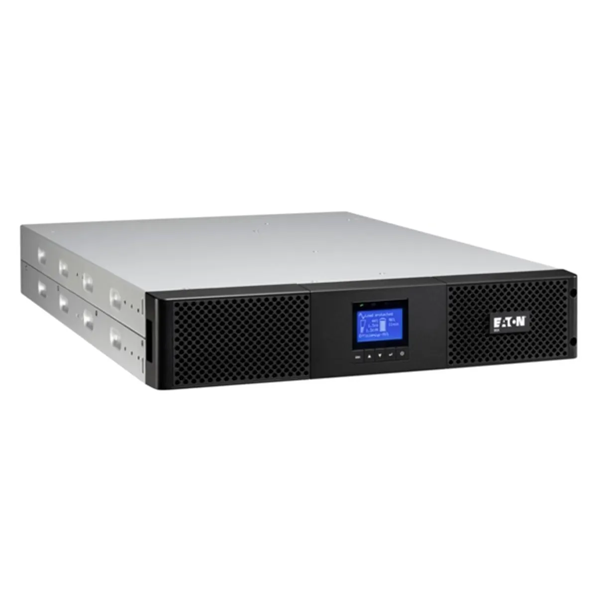 Eaton 9SX2000IR 9SX 2000VA rack online kettős konverzió PFC-vel 6x C13 1x C14 230 V 1800 W 2000 VA bypass van RS232 USB Grafikus LCD kijelző fekete #1
