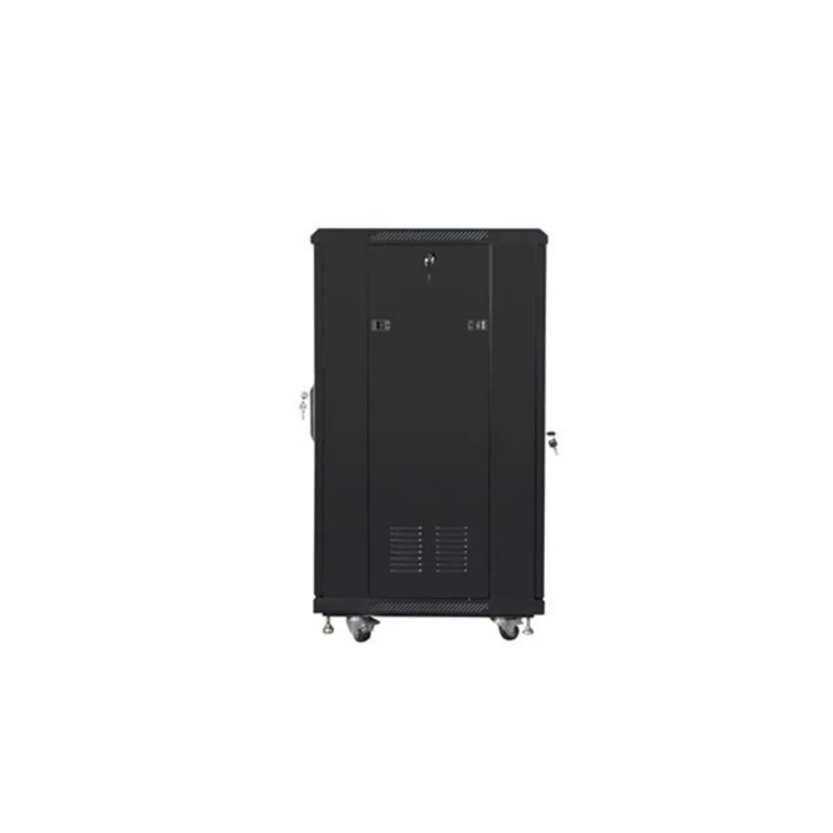 LANBERG FF01-6622-12B 19" 22U szabadon álló fekete rack szekrény 600x600 mm #4