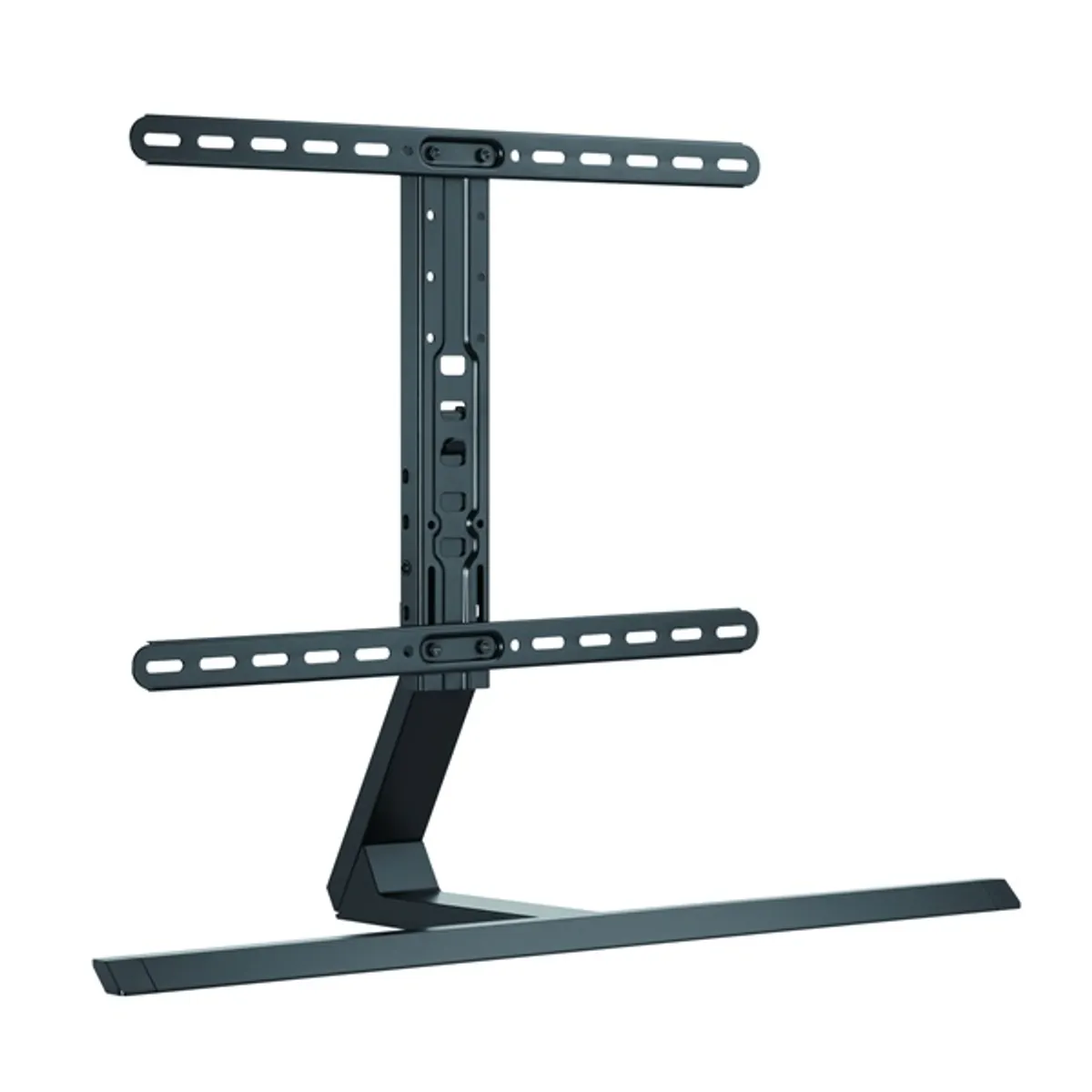 Stansson WM-3775 asztali TV állvány acél-alumínium fekete szürke 40 kg 37"-75" VESA 200x200-600x400 billenthető kábelkezelés #1