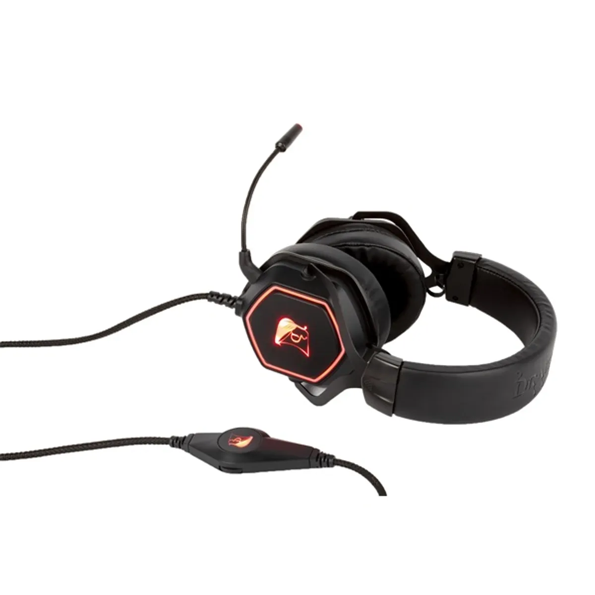Drakkar KX-GH-PRO-EVO-PC Ragnarok Evo Pro 7.1 headset fekete usb pc 200 cm balos mikrofon 50 mm #5