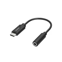 Hama 00205282 USB-C - 3,5 mm jack adapter Fekete