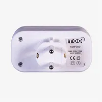 Too ADW-200 dupla schuko fehér fali adapter #4