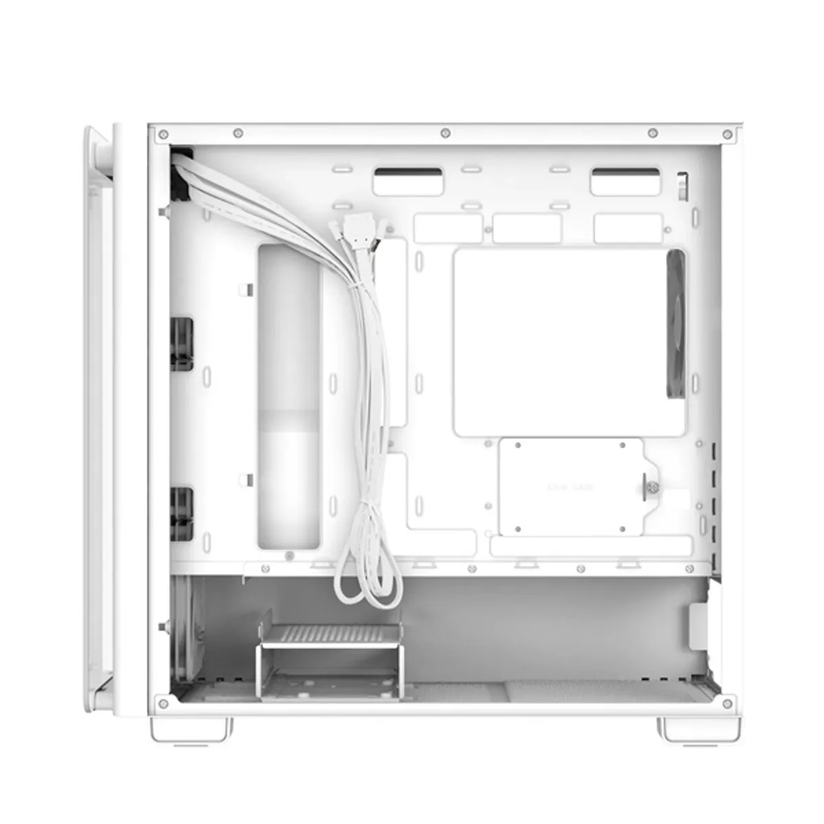 ASUS 90DC00K3-B19010 A23 plus táp nélküli ablakos Micro-ATX ház fehér 4 ARGB ventilátorok #6