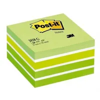 POST-IT 7100200375 mini kockatömb 76x76mm zöld 450 lap öntapadós PEFC