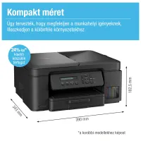 BROTHER DCPT735DWYJ1 DCP-T735W tintasugaras, színes, 16 oldal/perc, WiFi/USB, ADF, duplex, 6000x1200dpi #4