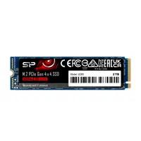 SILICON POWER SP02KGBP44UD8505 UD85 2TB M.2 2280 PCIe Gen4x4 NVMe olvasás 3600 MBps írás 2800 MBps