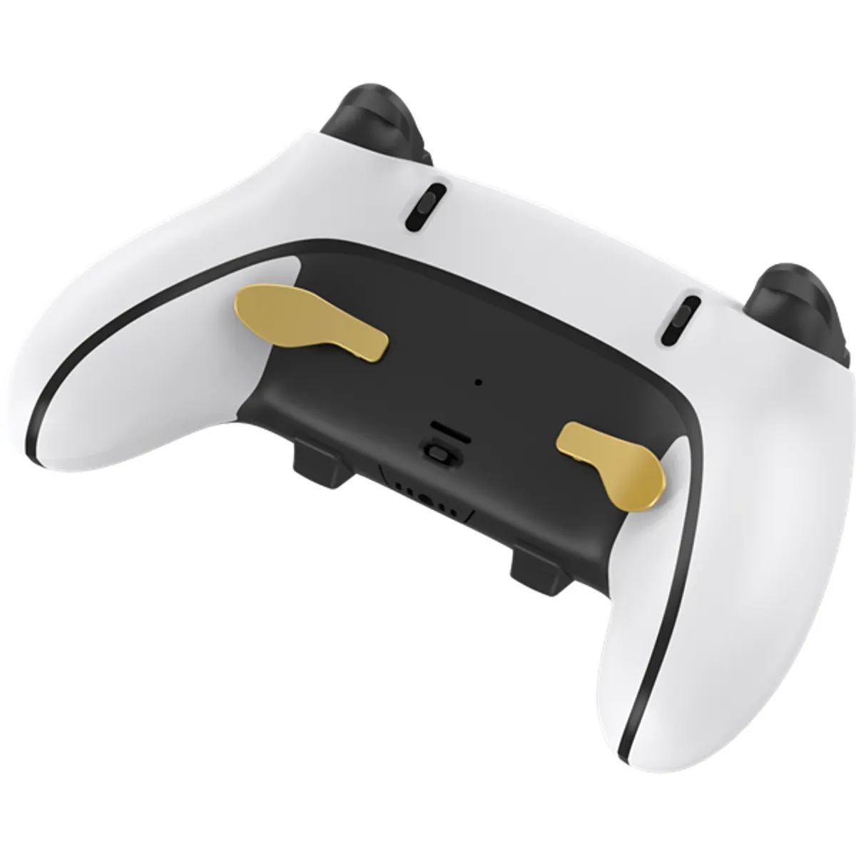VENOM VS5017 PS5 Edge Custom Kit Fekete Arany 10 alkatrész 3 pár hüvelykujjmarkolat 2 pár hátsó lapát tároló tok #3