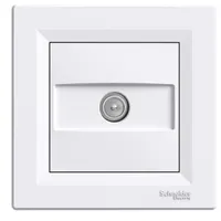 SCHNEIDER EPH3200121 Asfora TV aljzat végzáró 10A IP20 Rugós vezetékbekötés
