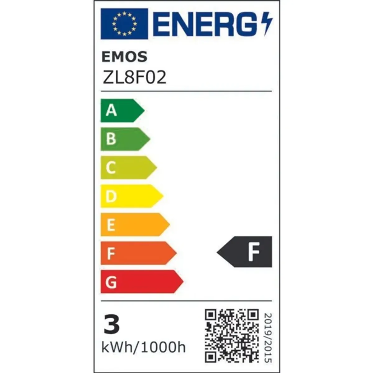 EMOS ZL8F02 GU10 LED fényforrás 3W 250 lm 3000 K meleg fehér 230 V #3