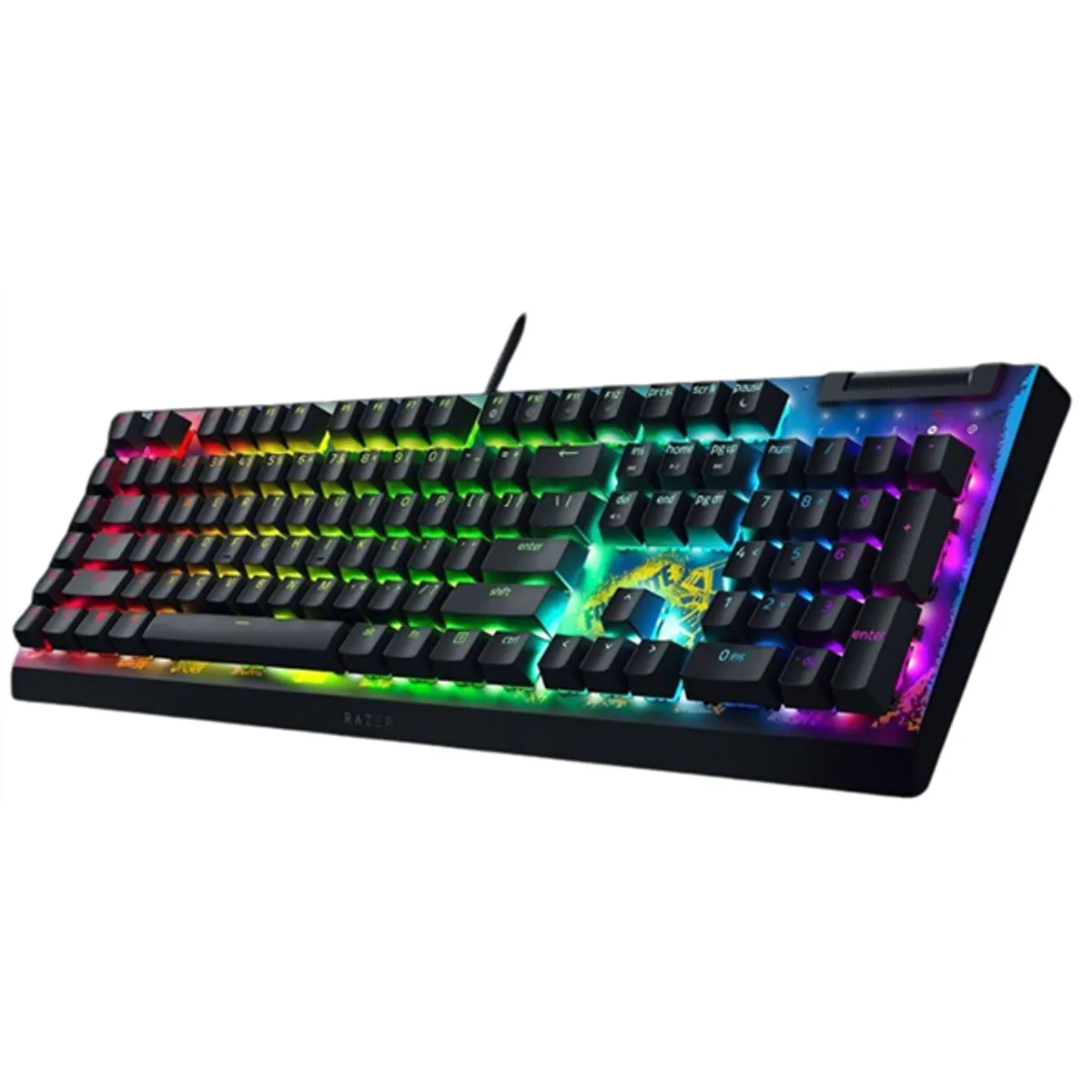 Razer RZ03-04703600-R3M1 BlackWidow V4 X Razer Yellow kapcsoló RGB USB 180 cm numerikus billentyűzet #1